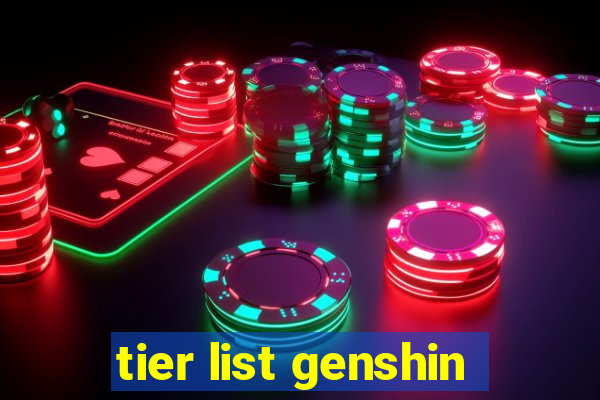 tier list genshin
